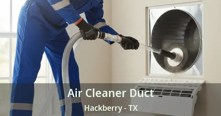 Air Cleaner Duct Hackberry - TX
