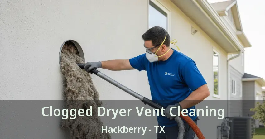 Clogged Dryer Vent Cleaning Hackberry - TX