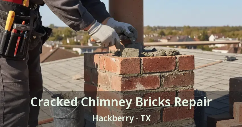 Cracked Chimney Bricks Repair Hackberry - TX