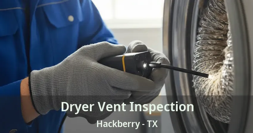 Dryer Vent Inspection Hackberry - TX