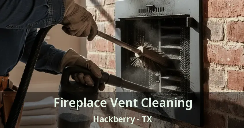 Fireplace Vent Cleaning Hackberry - TX