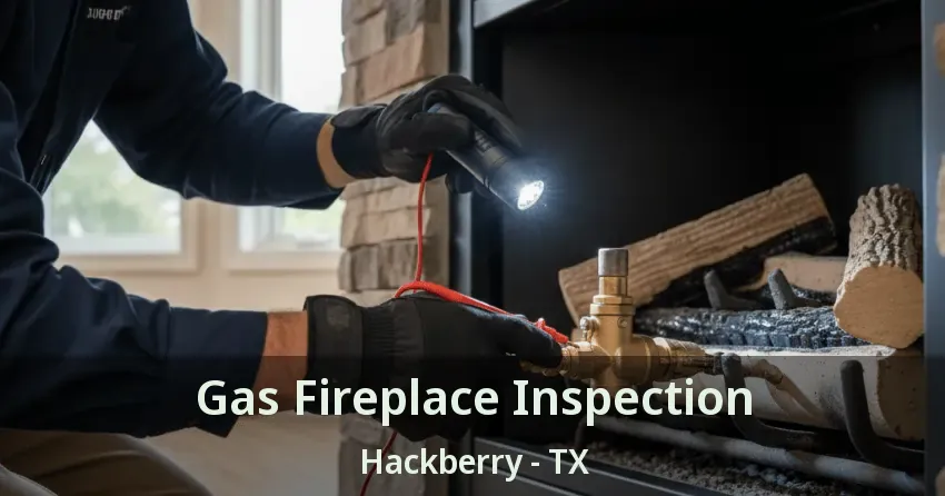 Gas Fireplace Inspection Hackberry - TX