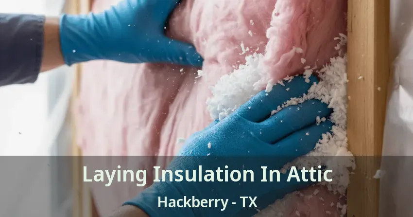 Laying Insulation In Attic Hackberry - TX