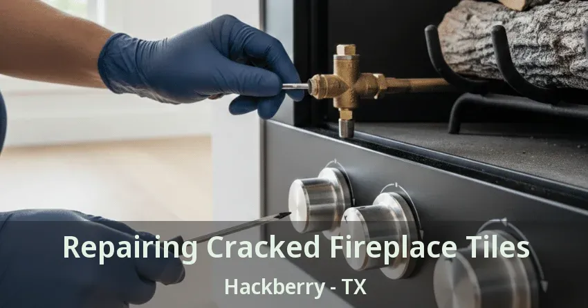 Repairing Cracked Fireplace Tiles Hackberry - TX