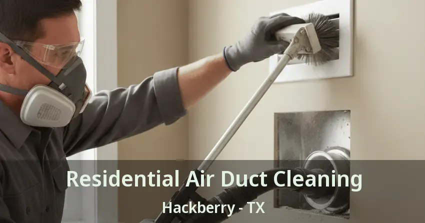 Residential Air Duct Cleaning Hackberry - TX